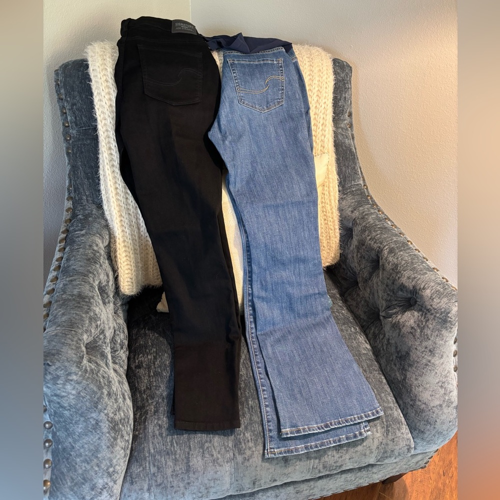 Levi's Black and Light Blue Denim Jeans Duo